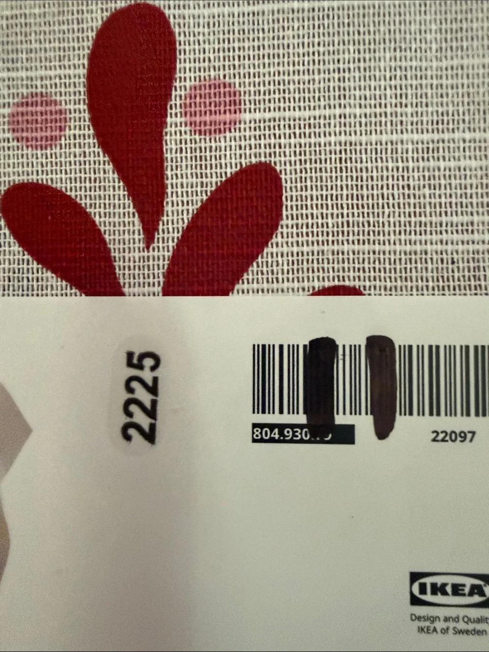 IKEA INAMARIA Floral Pattern Dish Towel Paulin Machado 18